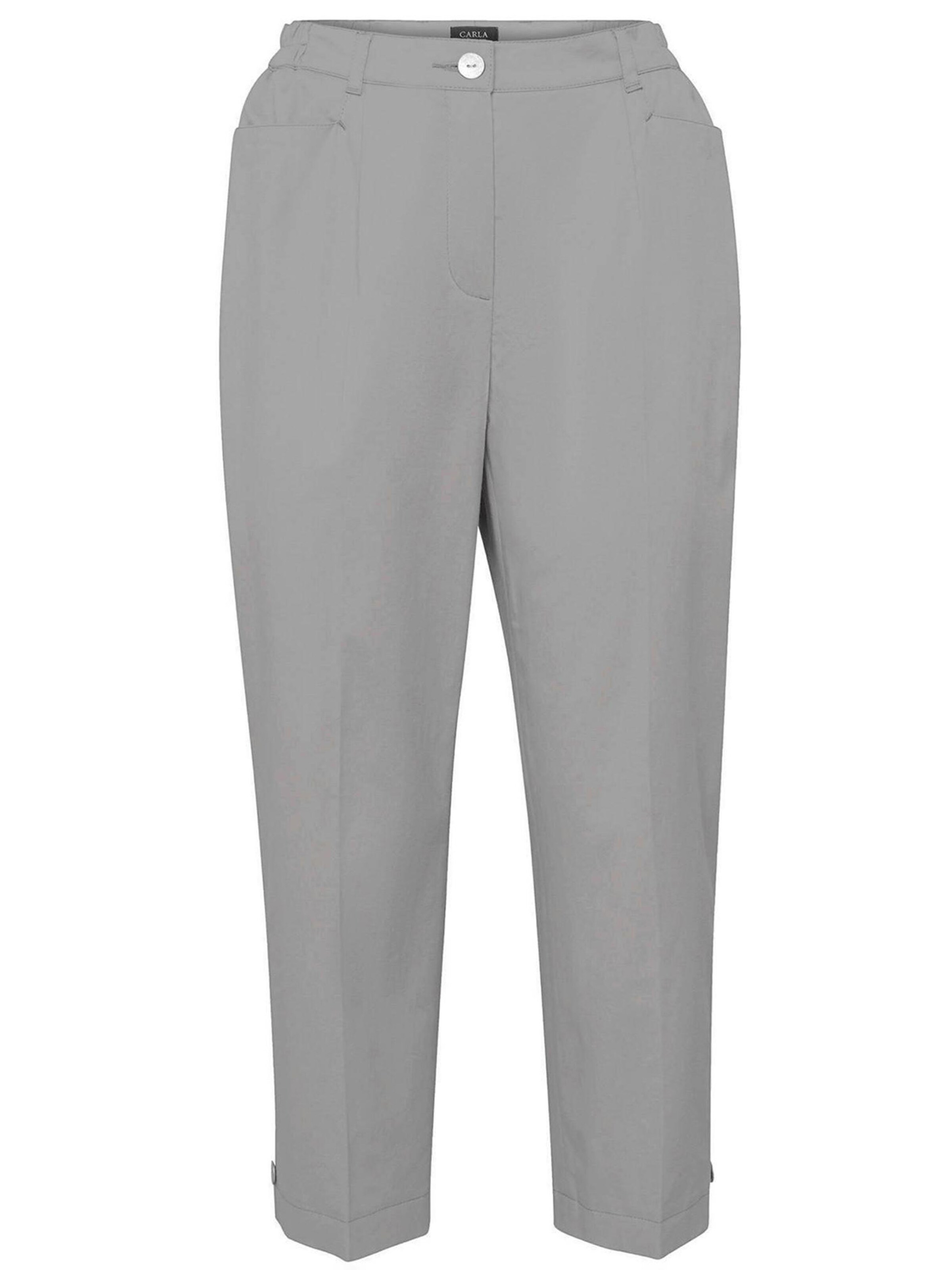 Goldner Regular Trousers in Grey: front