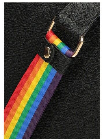 NOBO Skuldertaske 'RainbowTape' i sort