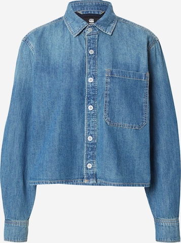 G-STARBluza - plava boja: prednji dio