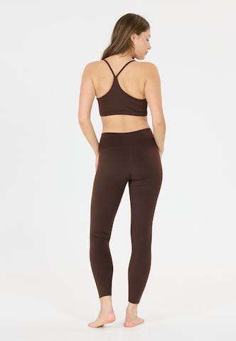 Athlecia Low Support Sport-BH 'Blossom' in Braun