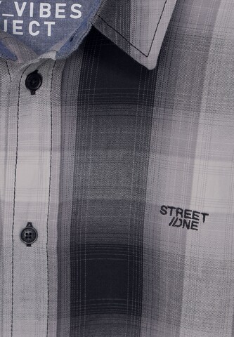 Street One MEN Regular Fit Hemd in Grau