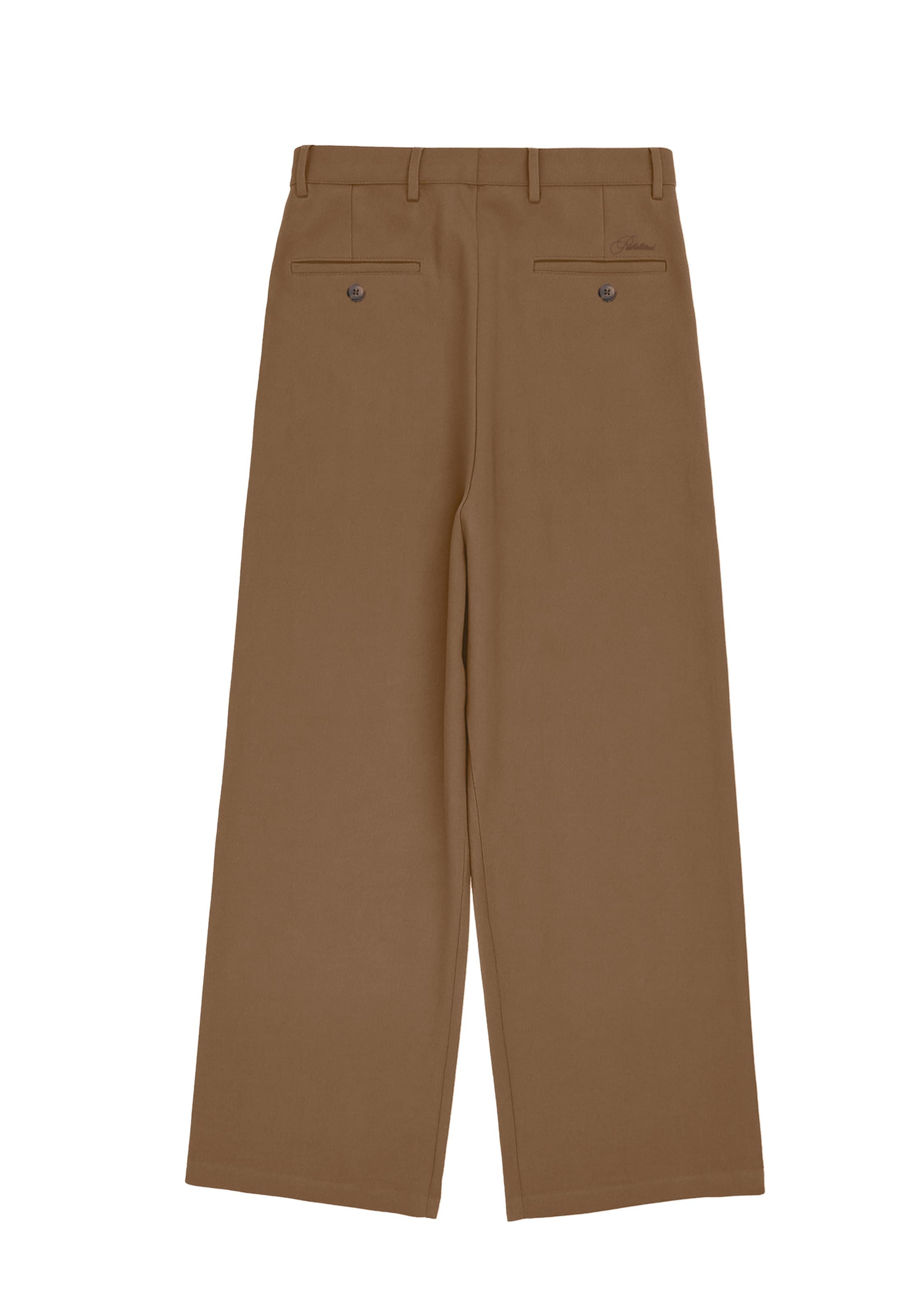 Prohibited Wide leg Pleat-front trousers in Brown
