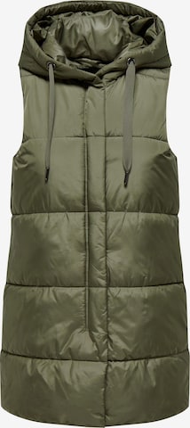 Gilet 'Asta' ONLY en vert : devant