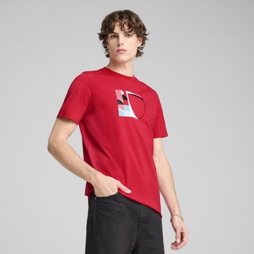 PUMA Shirt 'Scuderia Ferrari HP Race' in Rood: voorkant