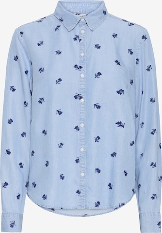 Chemisier 'BYKosmo' b.young en bleu : devant