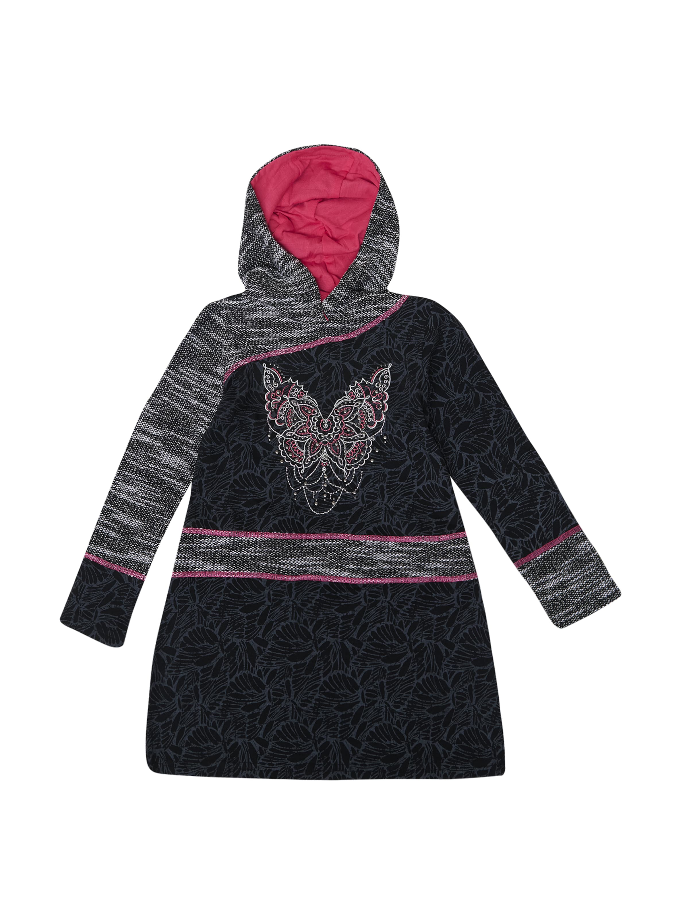 KOROSHI Kleid in Schwarz: Vorderseite