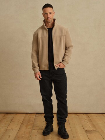 DAN FOX APPAREL Övergångsjacka 'Maurice' i grå