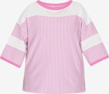MYMO - Blusa en rosa: frente
