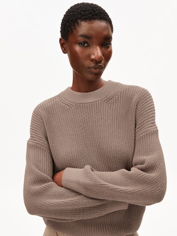ARMEDANGELS Strickpullover VANISÉ in Braun