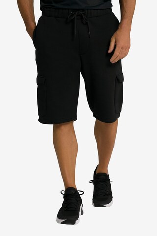 JAY-PI Loosefit Cargohose in Schwarz: predná strana