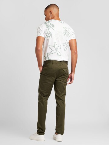 SCOTCH & SODA Слим Брюки-чинос 'Essentials - Mott' в Зеленый