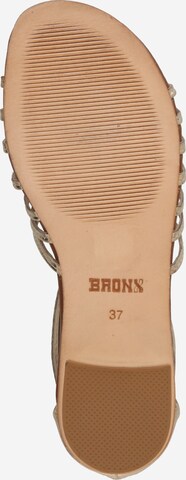 Sandales 'New-Alys' BRONX en or