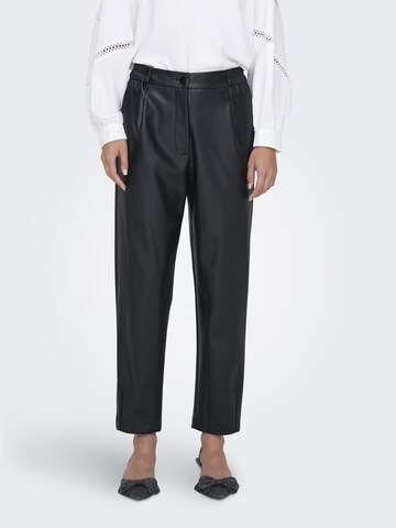 ONLY - regular Pantalón 'MYNTE ' en negro: frente