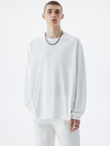 Pull&Bear Shirt in Wit: voorkant