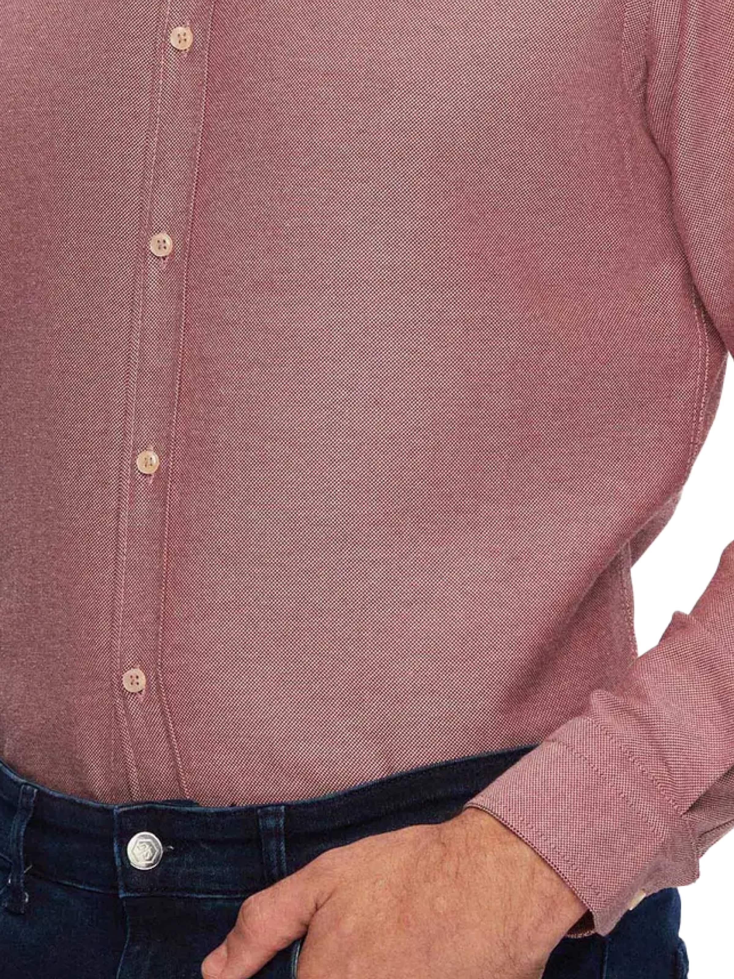 D’S Damat Regular fit Overhemd in Rood