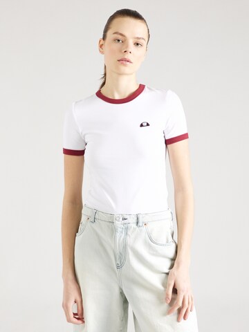 ELLESSE - Camisa 'Bailey' em branco: frente