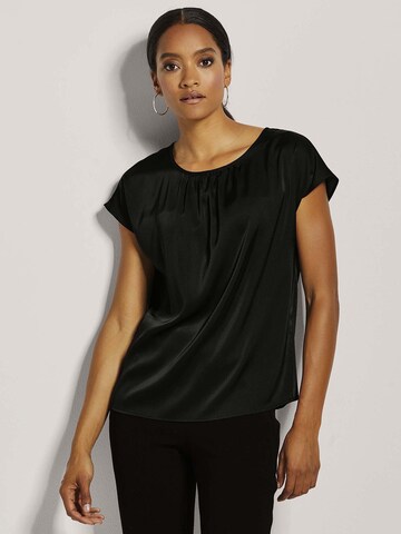 MADELEINE Blouse in Zwart: voorkant