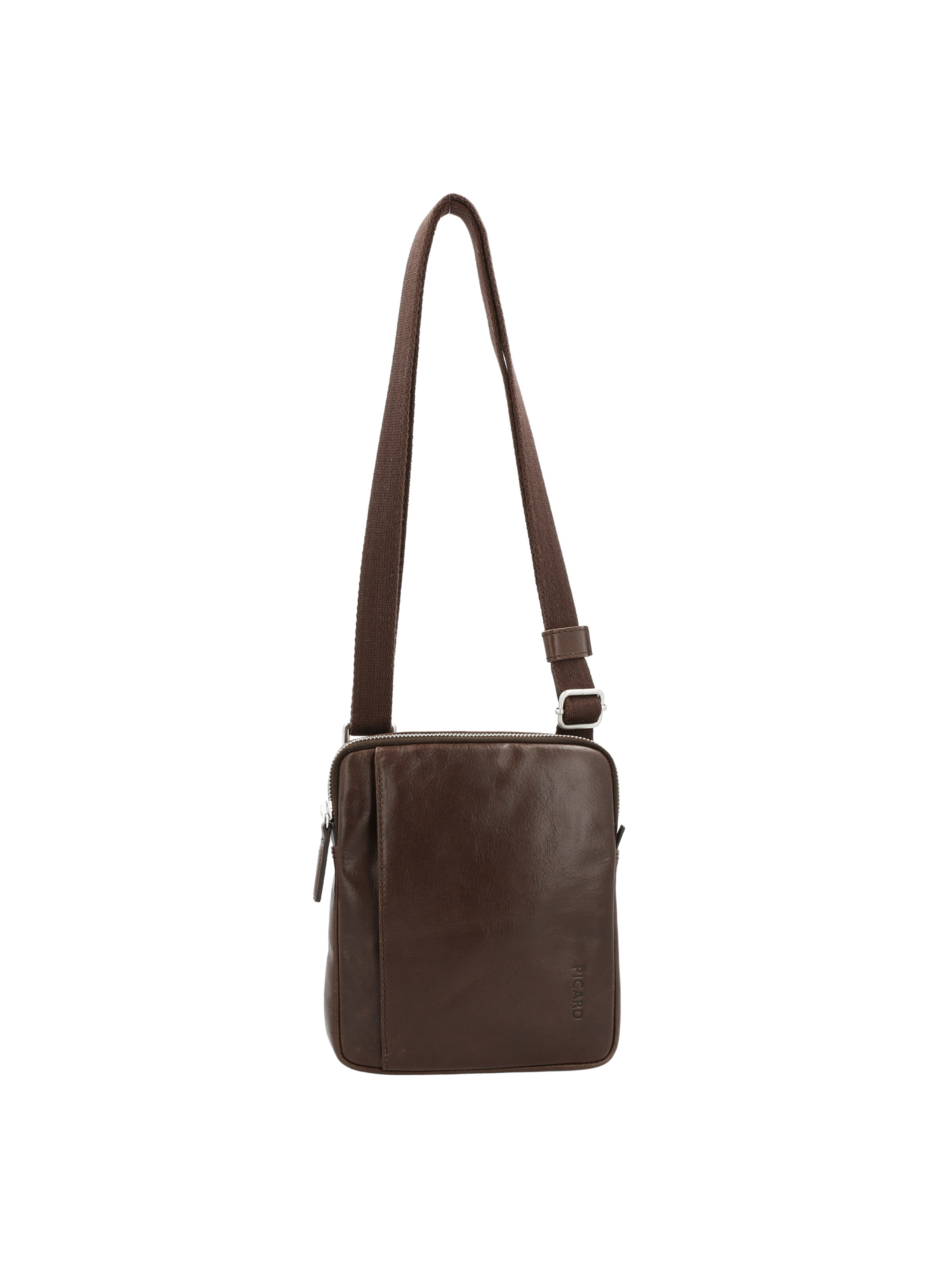 Picard Umhängetasche 'Frère' in Braun: Vorderseite