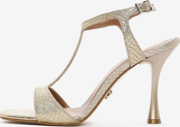 Derimod Sandaal in Goud: voorkant