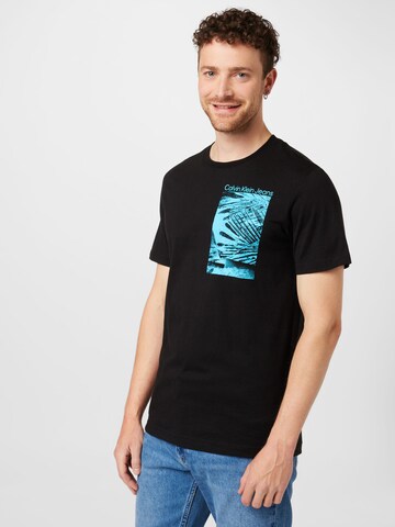 Calvin Klein Jeans T-Shirt in Schwarz: Vorderseite