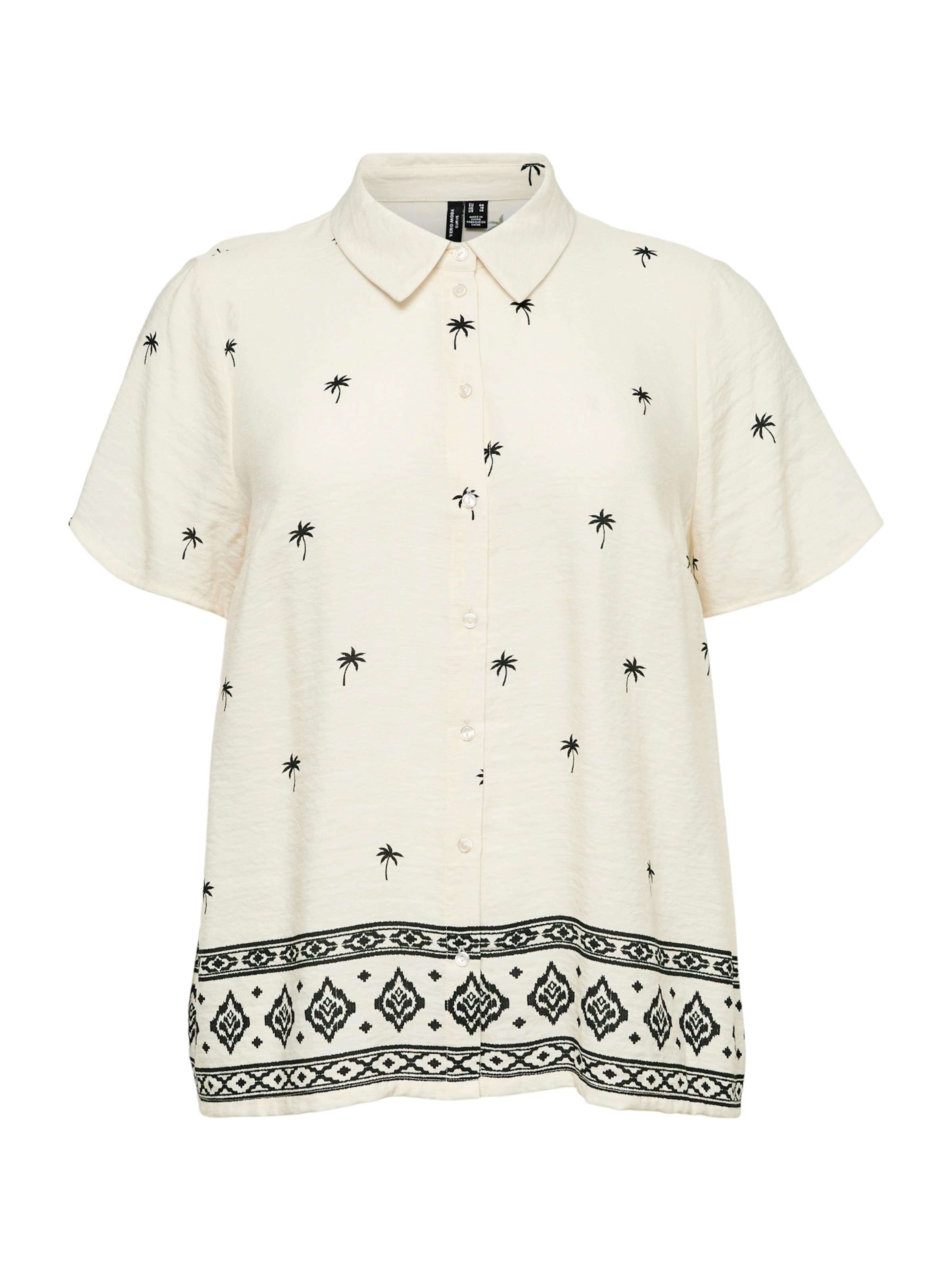 Vero Moda Curve - Blusa 'VMKai' en blanco: frente