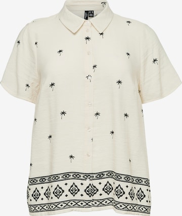 Vero Moda Curve Pusero 'VMKai' värissä valkoinen: etupuoli