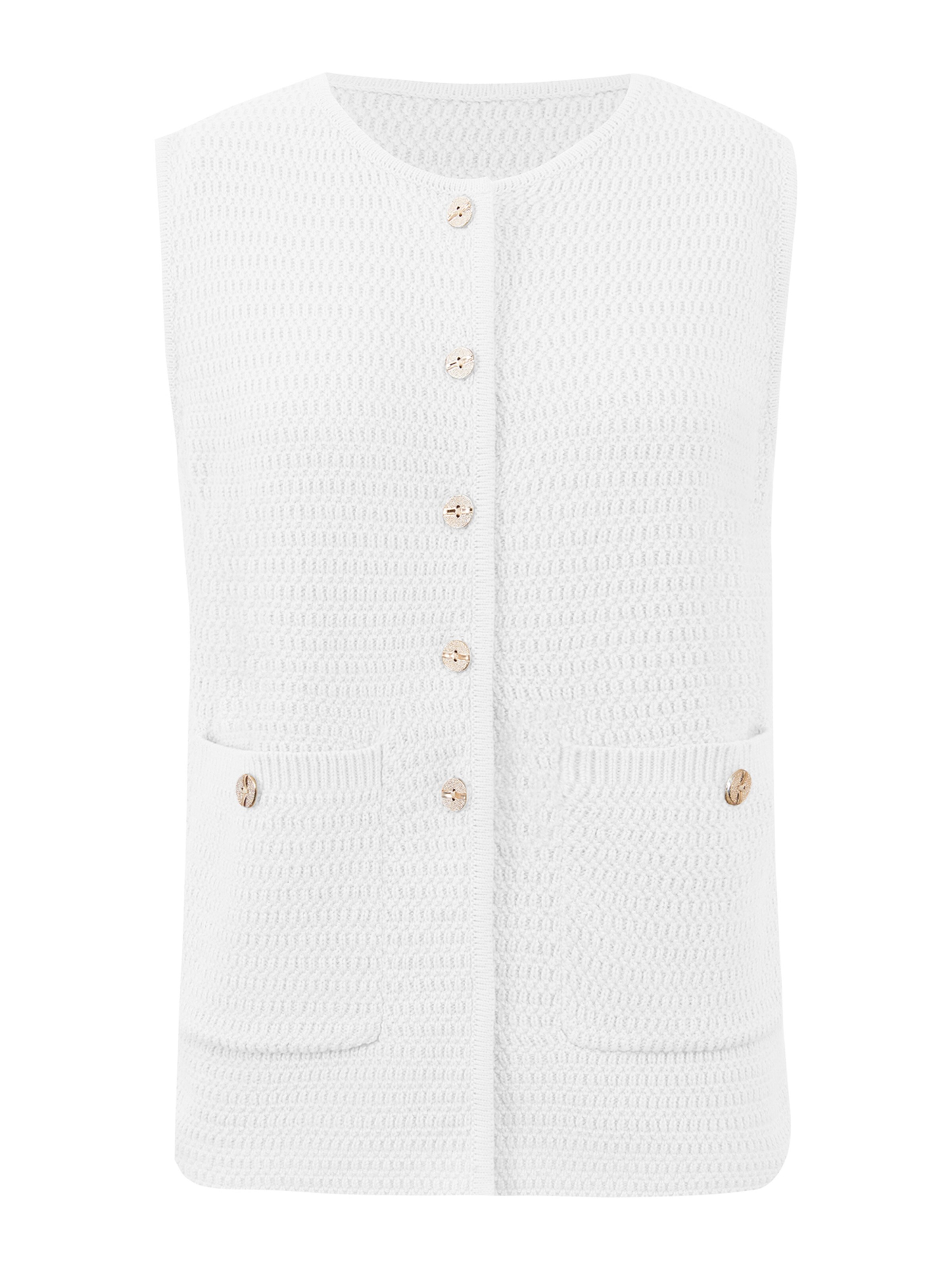 Imily Bela Kötött mellény - fehér: elől