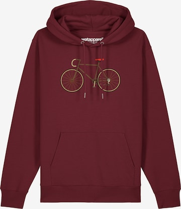 Sweat-shirt 'Fahrrad' Watapparel en rouge : devant