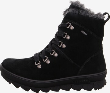 Legero Lace-Up Ankle Boots in Black