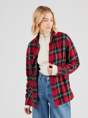 Camicia da donna di Polo Ralph Lauren in rosso: frontale