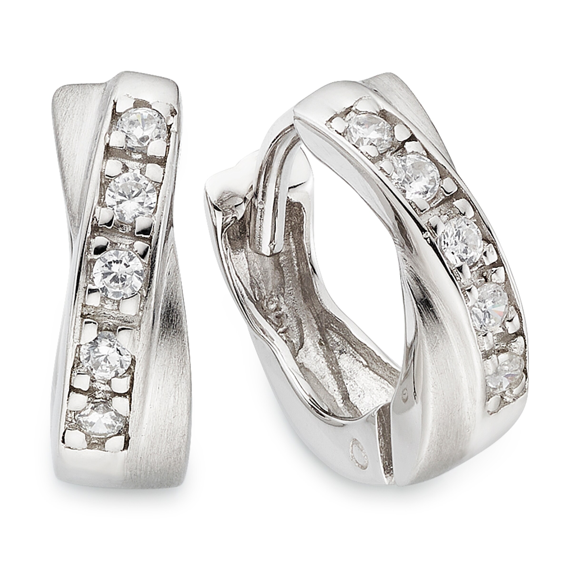 Bruno Banani LM Ohrringe in Silber: Vorderseite