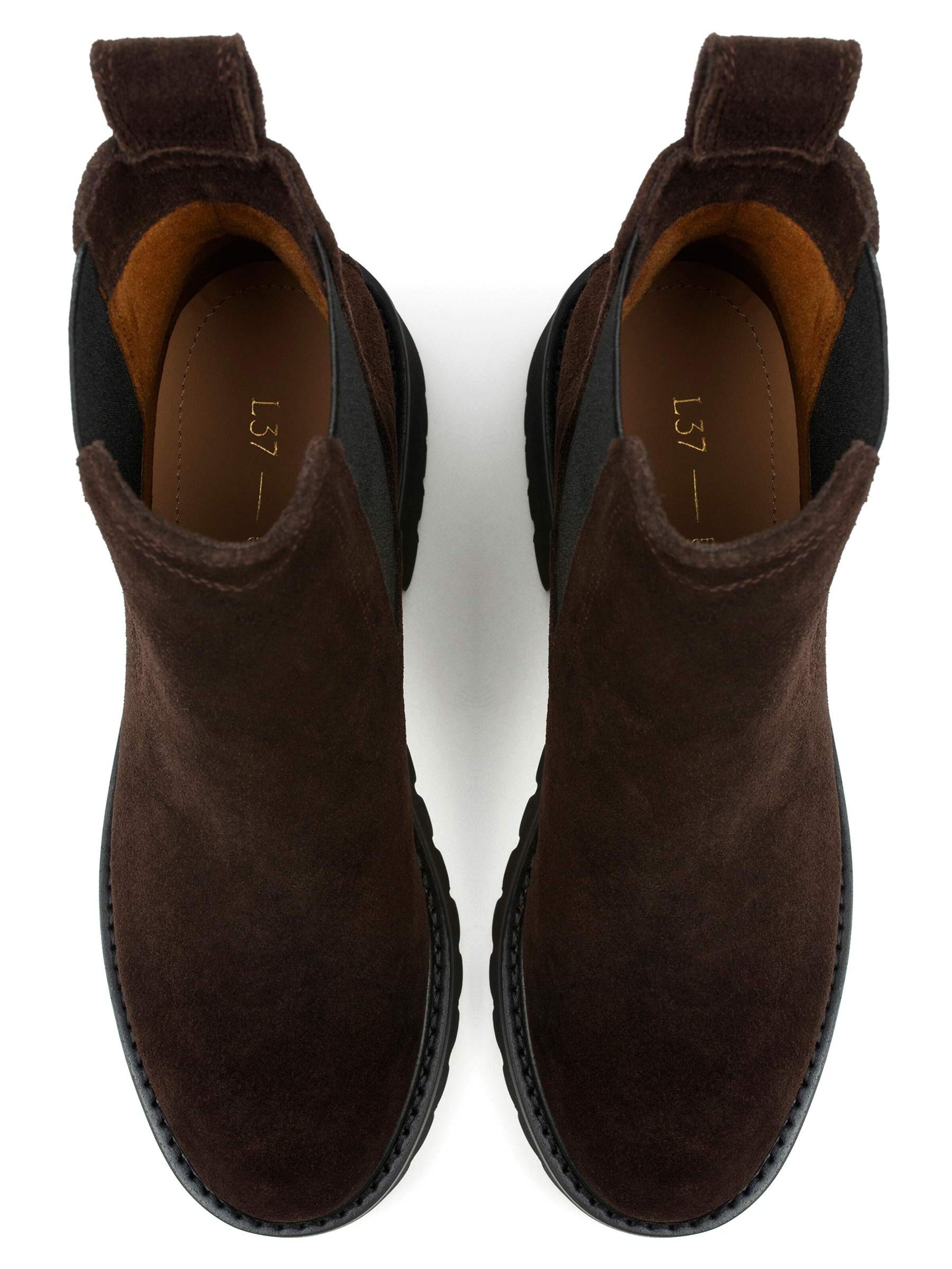 Bottines 'FROM THE BEST' L37 HANDMADE SHOES en marron