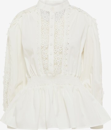 faina Blouse in White: front