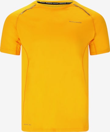 ENDURANCE Functioneel shirt 'LASSE' in Geel: voorkant
