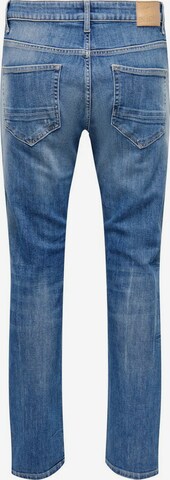 Only & Sons regular Jeans 'ONSWeft ' i blå