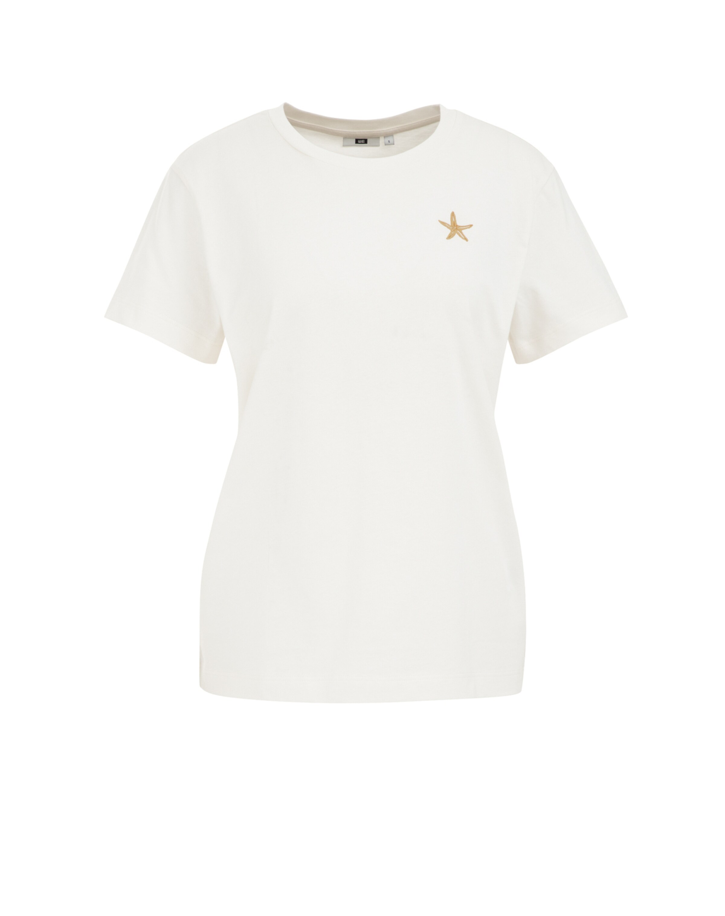 Maglietta di WE Fashion in bianco: frontale