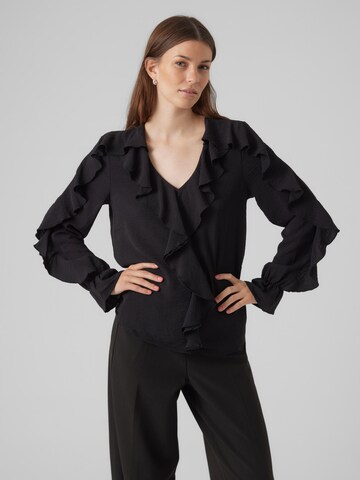 VERO MODA Bluse 'ALVA' in Schwarz