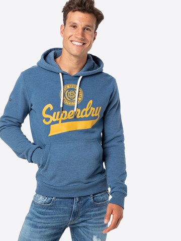 Superdry Sweatshirt in Blauw: voorkant