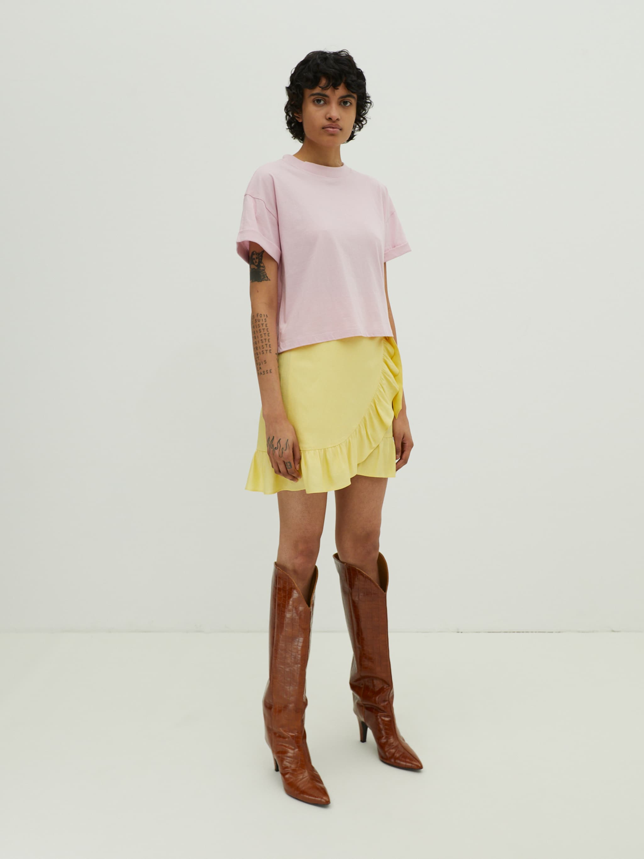 EDITED Producten Rok 'Waverly' Geel