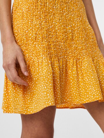VERO MODA Sukienka koszulowa 'Dicthe' w kolorze pomarańczowy