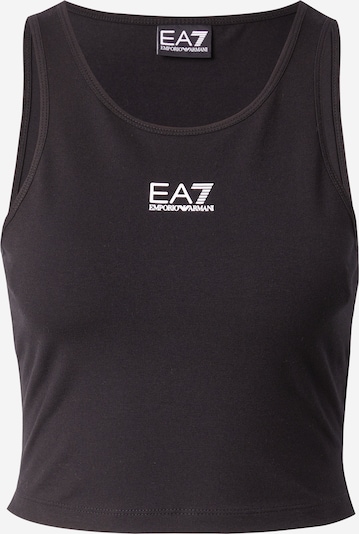 EA7 Emporio Armani Top 'ESSENTIAL' u crna / bijela, Pregled proizvoda