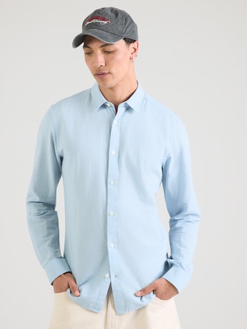 Slim fit Camicia 'ONSCANTLEY' di Only & Sons in blu: frontale