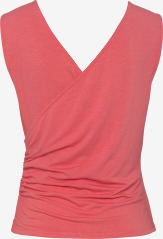 T-shirt LASCANA en rose : devant