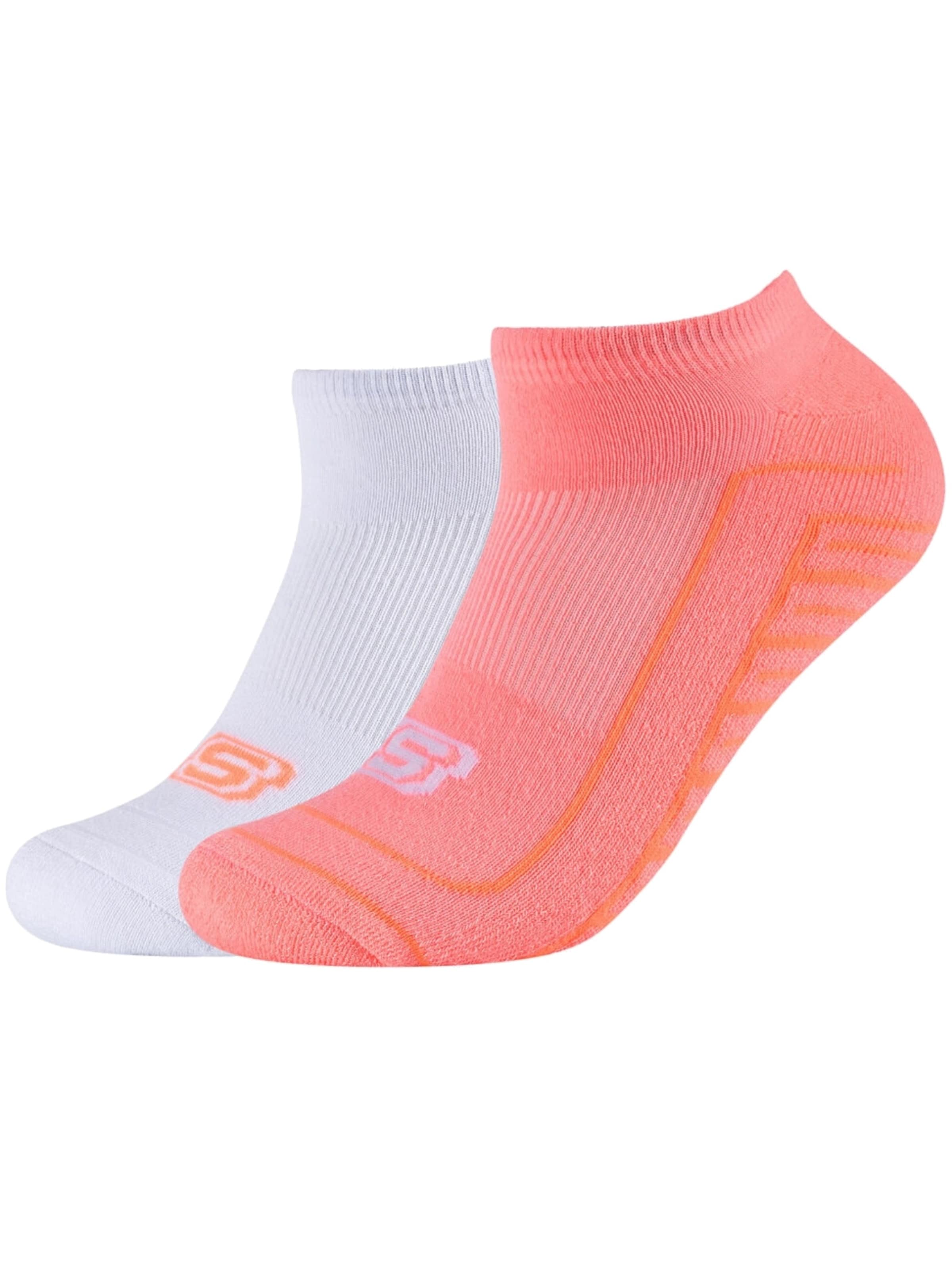 SKECHERS Socken 'Skechers 2PPK Basic Cushioned Sneaker Socks'‌‌‌‌‌‌‌‌‌‌ in rot, Produktansicht