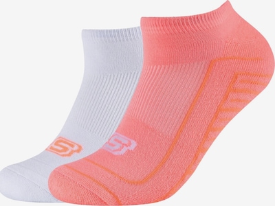 SKECHERS Socken 'Skechers 2PPK Basic Cushioned Sneaker Socks' in rot, Produktansicht