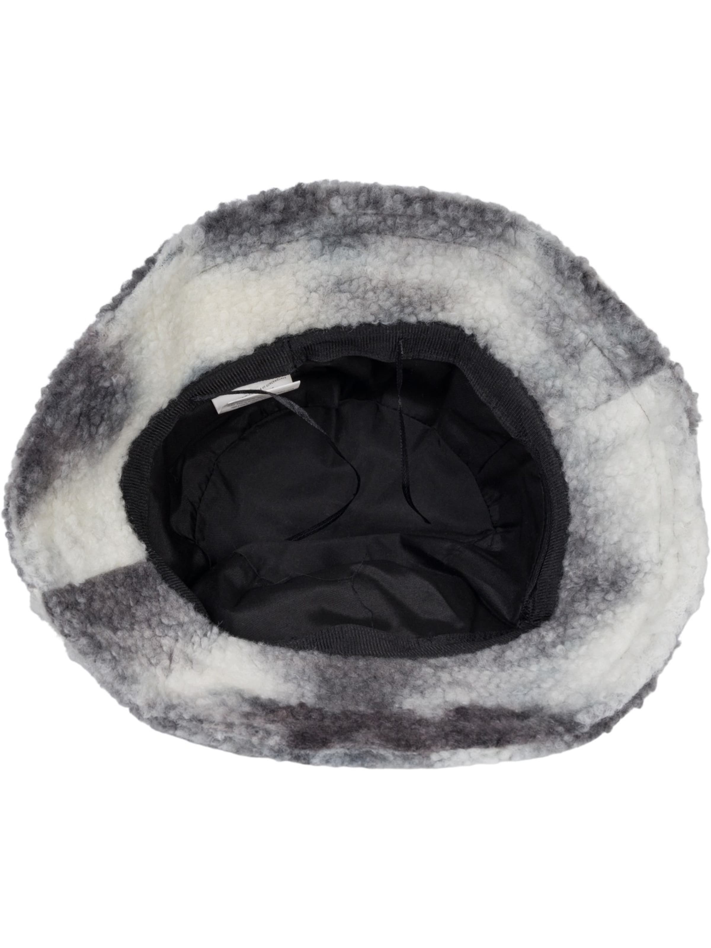 styleBREAKER Hut 'Teddyfell Fischerhut Ombré'‌‌‌‌‌‌‌‌‌‌ in Schwarz