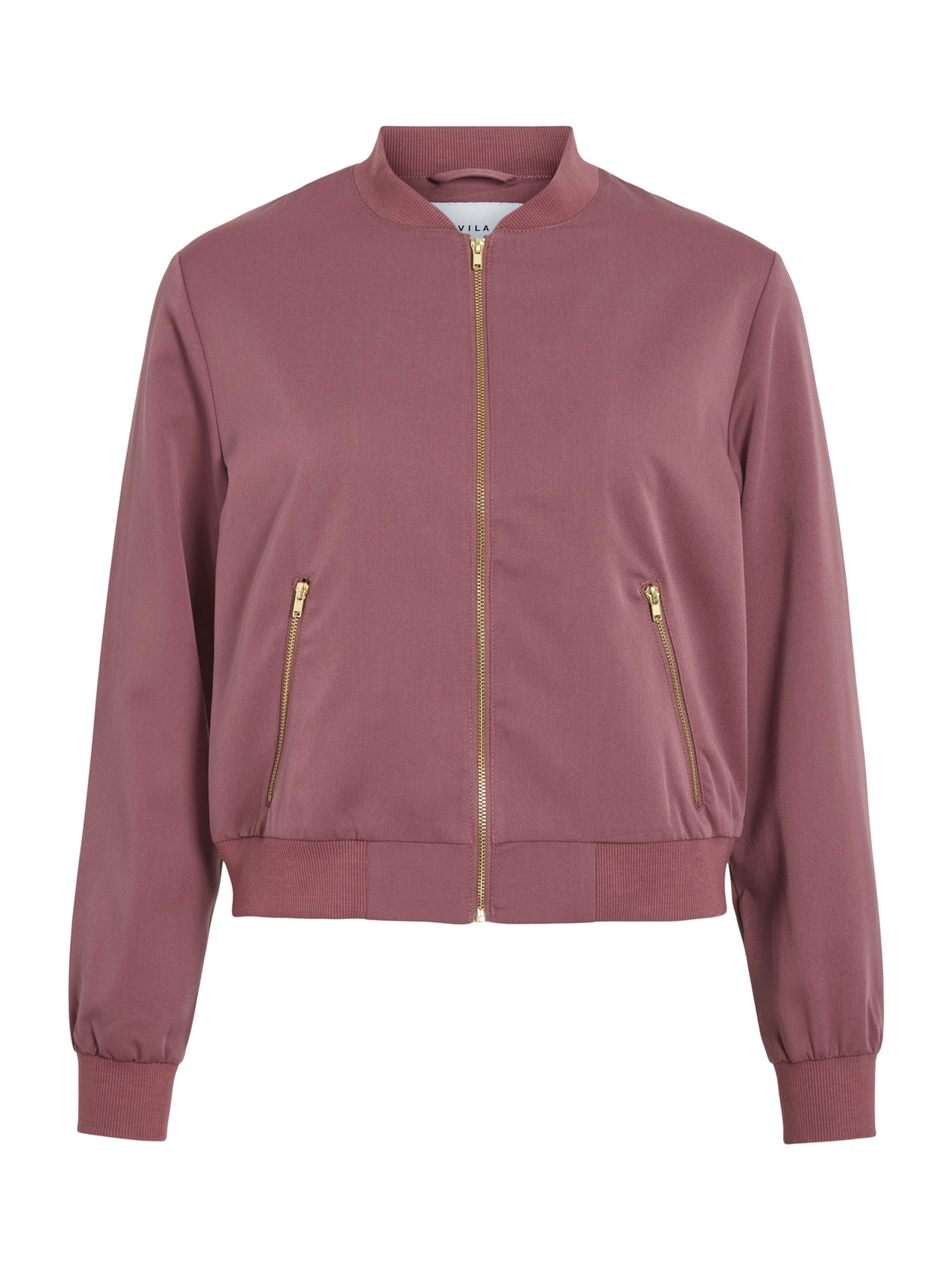 Vila Petite Between-Season Jacket &#x27;VIBubble&#x27; in Pink: front