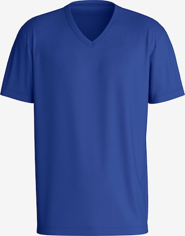 CALIDA Shirt 'RMX Sleep Leisure' in Blau: Vorderseite