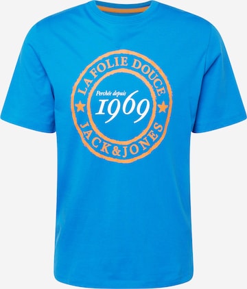 JACK & JONES T-Shirt 'DOUCE' in Blau: predná strana