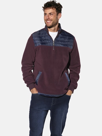 BABISTA Sweatshirt 'Ismael' in Rood: voorkant